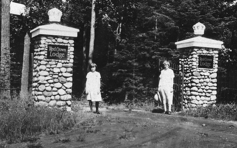 historical shot of Red Crown Lodge